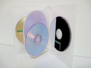 DVD-боксы x 4 для дисков 14 мм, МАТОВЫЕ, 25 шт.