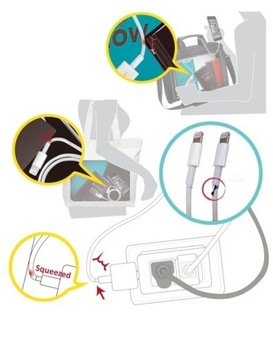 КРЫШКА КАБЕЛЯ Lightning iPhone Apple PAW