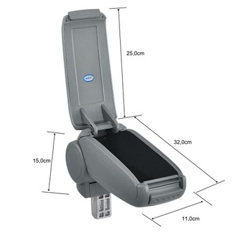 фото thumb №4, Підлокітник skoda octavia 2 сірий шкіра