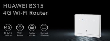 РОУТЕР HUAWEI B315s-22 LTE HSPA+/HSPA WiFi НДС 23%