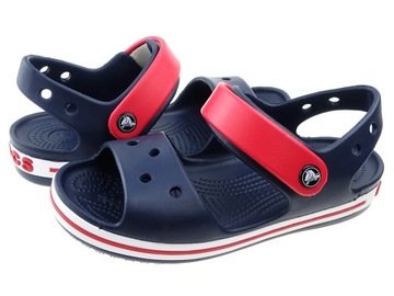 Сандалии Crocs Crocband Sandal 12856, темно-синие, размер 32-33