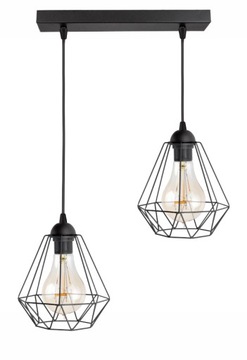 ПОТОЛОЧНЫЙ ПОДВЕСНОЙ СВЕТИЛЬНИК DIAMOND LOFT EDISON РЕТРО