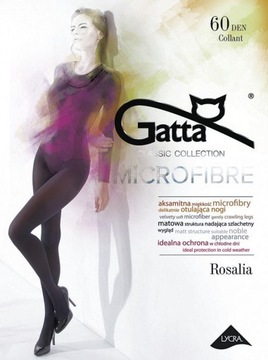 GATTA ROSALIA mikrofibra 60 den FUMO # 5 XL