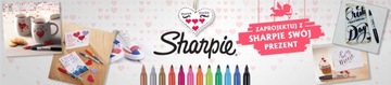 Набор маркеров SHARPIE 12 цветов + этикетки