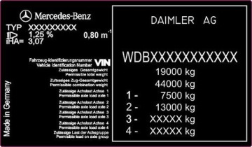 Наклейка идентификационная vin автомобильная каждый тип все виды в Украине, фото thumb