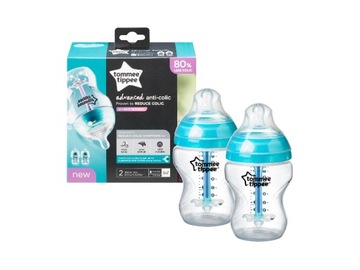 TOMMEE TIPPEE АНТИКОЛИЧЕСКАЯ БУТЫЛКА 260 МЛ С SM 0M+