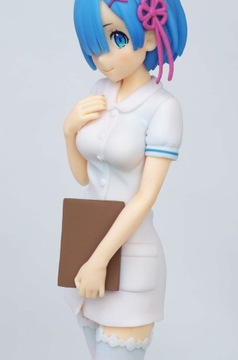 АНИМЕ ФИГУРА Re Zero Rem Nurse White SEGA