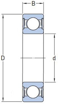 Подшипник шариковый 6202 2RSC3 PFI 15x35x11