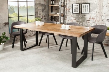 IRON Craft TABLE 180см дерево МАНГО Дизайн LOFT