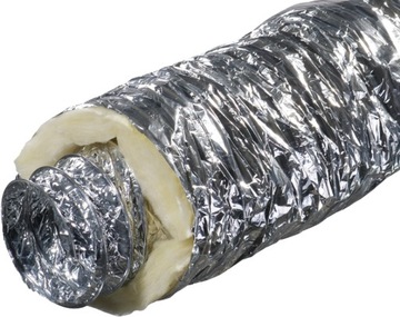 PRZEWÓD KANAŁ ELASTYCZNY RURA IZOLOWANA FLEXIVA ISOTHERM 140°C 150 mm/10m