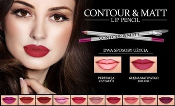 Карандаш для контура губ с точилкой 06 CONTOUR & MATT revers marsala