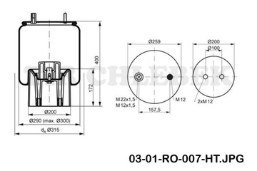 ПОДУШКА 4157NP05 КОМПЛЕКТ WEWELER HT