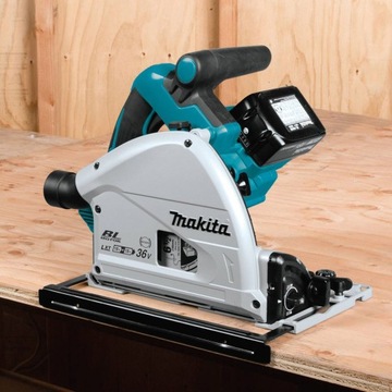 Пила циркулярная MAKITA DSP600ZJ, погружная пила 2х18В