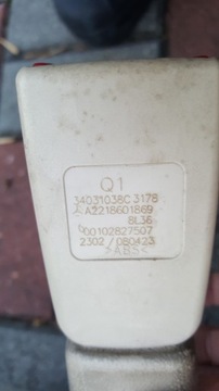 фото thumb №10, Сидіння перед подушка подушка безпеки праві mercedes s w221 європа оригінальний номер кремовий шкіра