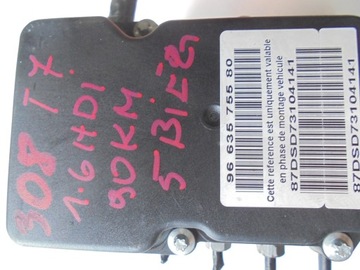 фото thumb №4, Peugeot 308 t7 насос abs 9663575580