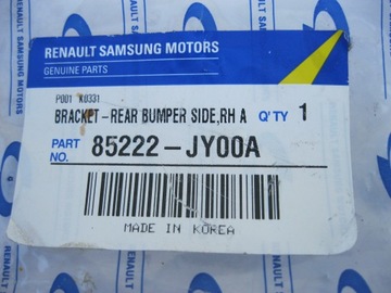 фото thumb №2, Ползун правый бампера зад renault koleos 08-12 aso