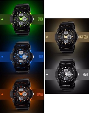 СПОРТИВНЫЕ ДЕТСКИЕ ЧАСЫ ДЛЯ МАЛЬЧИКОВ S-SHOCK LED