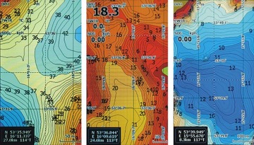 Карта озера Чапле для гидролокатора Lowrance Simrad