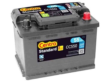 АККУМУЛЯТОР CENTRA STANDARD 12В 55Ач 460А CC550