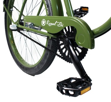 Мужской городской велосипед 28 Cruiser Dutch Green Shimano 3 передачи ретро