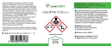 MMS НАТРИЯ ХЛОРИТ 27% + СОЛЯНАЯ КИСЛОТА 4,5% - LifeCHEM