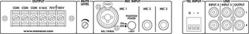 Микшерный усилитель Monacor PA-324 240WMRS 100 В