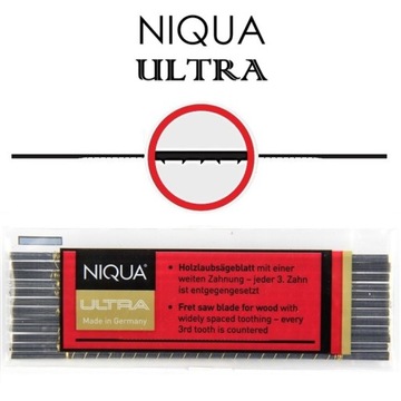 Полотна для лобзика NIQUA ULTRA N3, 12 шт.