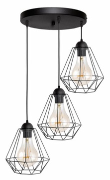 ПОТОЛОЧНЫЙ ПОДВЕСНОЙ СВЕТИЛЬНИК DIAMOND LOFT EDISON РЕТРО