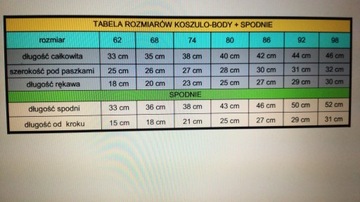 KOSZULOBODY DLA ELEGANTA KOSZULA BODY r.80 KOLORY