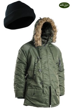 ALASKA PARKA N3B Базовая зимняя куртка OLIV - 3XL