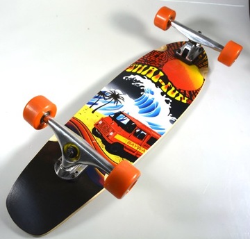 DESKOROLKA LONGBOARD 8-WARSTWOWA 74cm ŁOŻYSKA ABEC7, DO 100 Kg