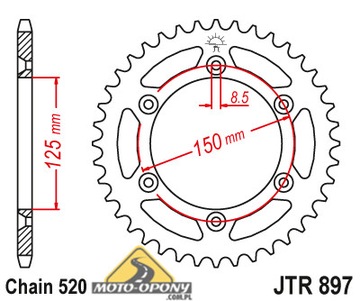 Цепь KTM EXC 250 + звездочки - X-Ring!!! ЗОЛОТО!!