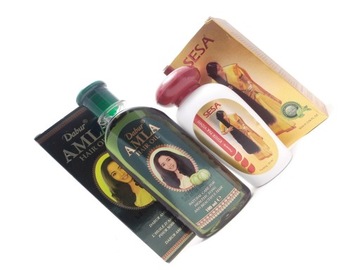 ZESTAW Dabur Amla 100ml Sesa 100ml NAJLEPSZE OLEJE