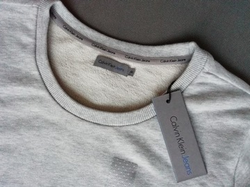 CALVIN KLEIN Jeans Толстовка LOGO GREY M CK В ПОДАРОК