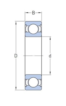 Подшипник MR 74 ZZ EZO 4x7x2,5