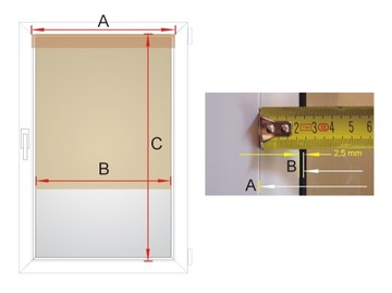 ВНУТРЕННИЕ КАССЕТНЫЕ РОЛЬСТАВНИ AL, размер 30x150 A