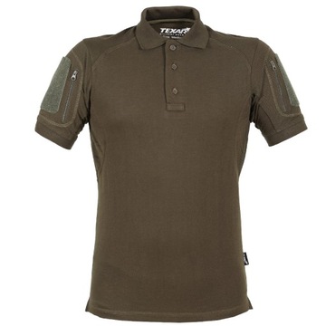 Koszulka Polo Taktyczna Męska T-shirt ELITE PRO Texar Olive r. M