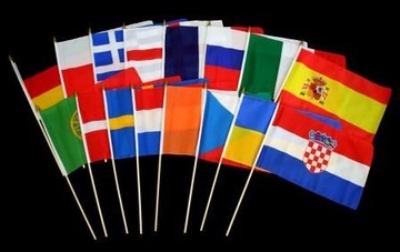 Флаг на палочке польская эмблема 45x30 см флага Польши с эмблемой