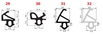 ALUPLAST S-1172 Уплотнитель оконный