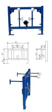 МОНТАЖНЫЙ ЭЛЕМЕНТ DUOFIX ДЛЯ БИДЕ H112