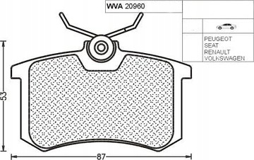 МОНТАЖНЫЙ КОМПЛЕКТ ДЛЯ БЛОКОВ VW GOLF IV 4 V PASSAT B5