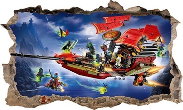 3D-наклейка LEGO NINJAGO XXXXXXXXXXL 166 см x 100 см