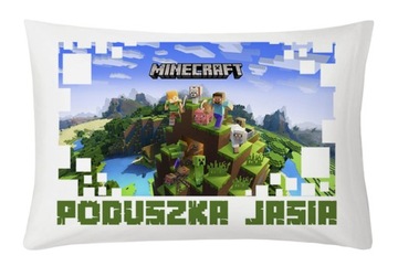 ПОДУШКА MINECRAFT БОЛЬШОЙ ПРИНТ + ИМЕННЫЙ подарок n2