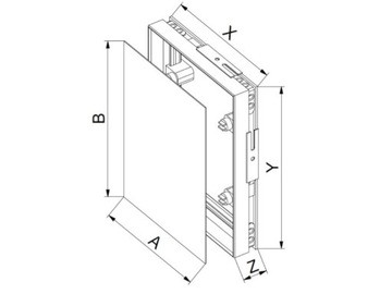 КРЫШКА МАСКИ AWENTA REVISION MPCV5 20x25 ПВХ ГЛАЗУРЬ