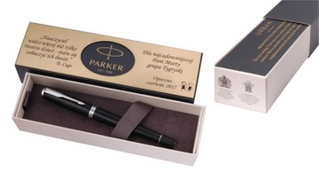 Перьевая ручка PARKER Urban Muted Black CT, ГРАВИРОВКА