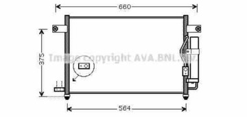 ОХЛАДИТЕЛЬ ВОЗДУХА. ШЕВРОЛЕ АВЕО ДЭУ КАЛОС 05-
