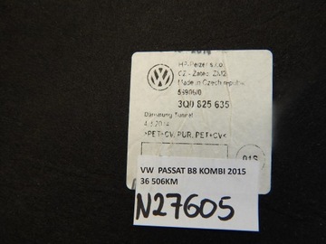 VW PASSAT B8 ЗВУК 3Q0825635