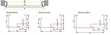 Drzwi zewnętrzne A9 80 72MM Ciepłe Ud=1,0 BETON