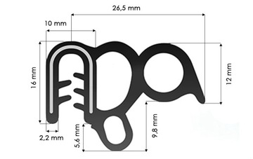 Уплотнитель двери Т-70 VW BMW Audi Opel