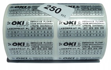 Гарантийная наклейка-пломба VOID SILVER MATTE 30x11